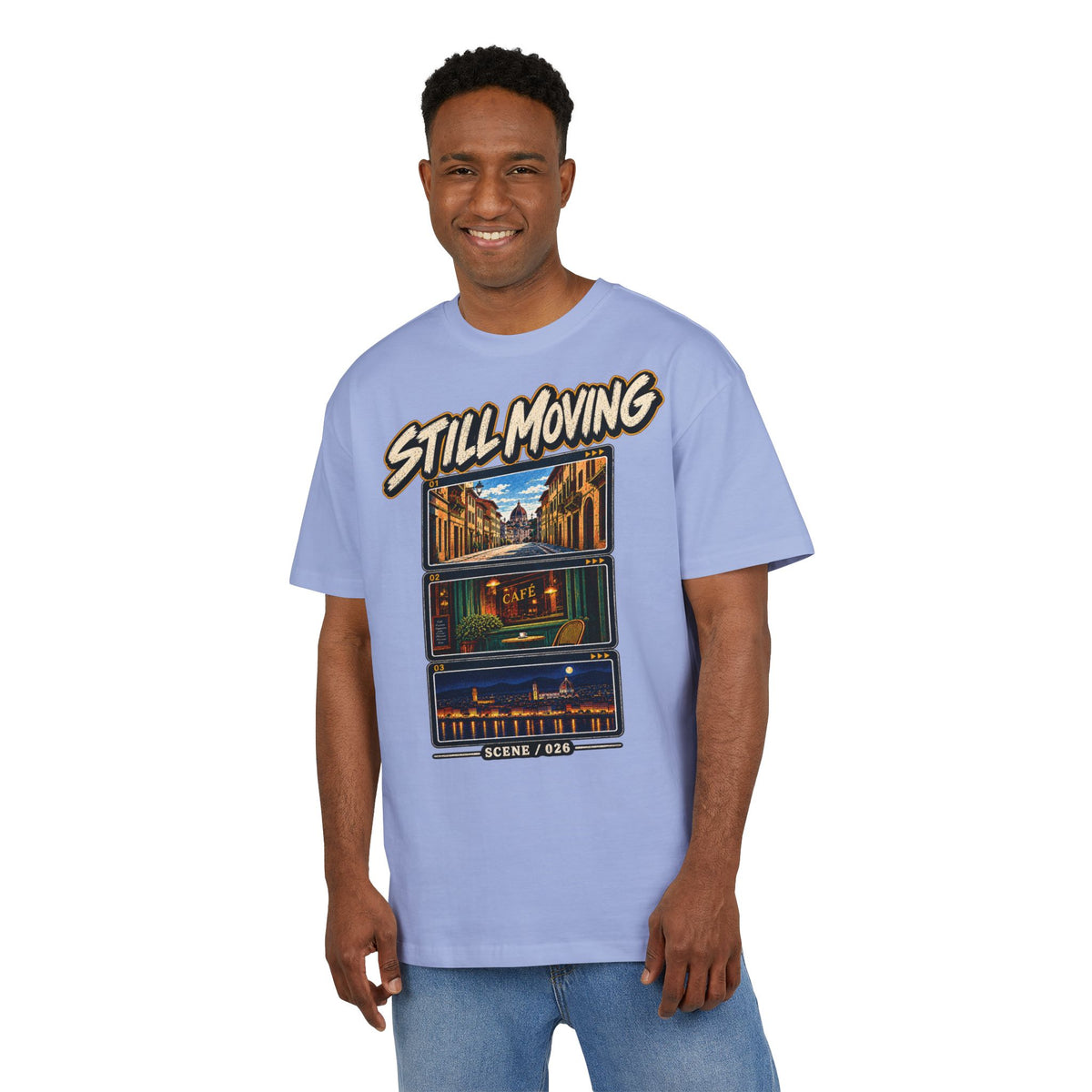 Vintage film frame Oversized tee