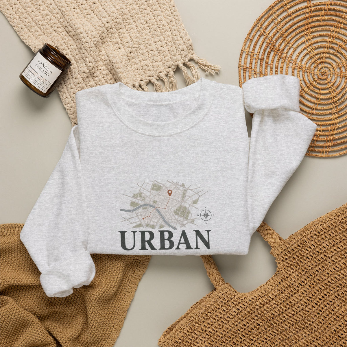 Urban Explorer Map Sweatshirt