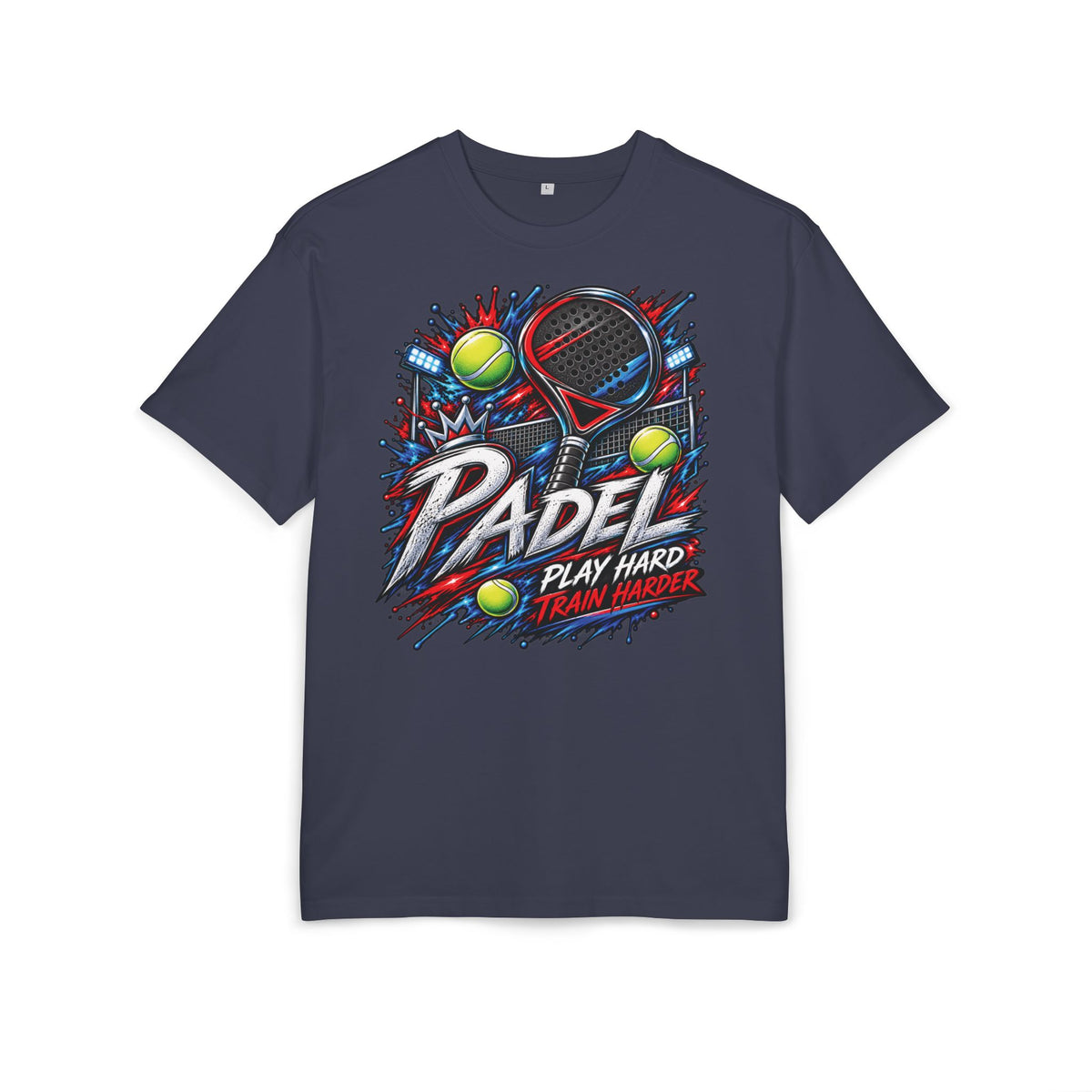 Padel Play Hard Train Hard Oversized Tee