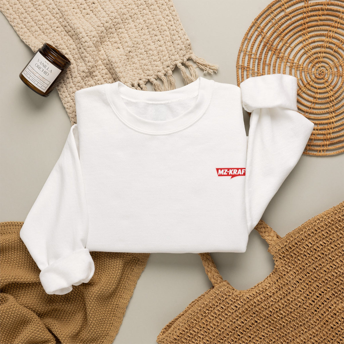 MZ-KRAFT Logo Crewneck Sweatshirt
