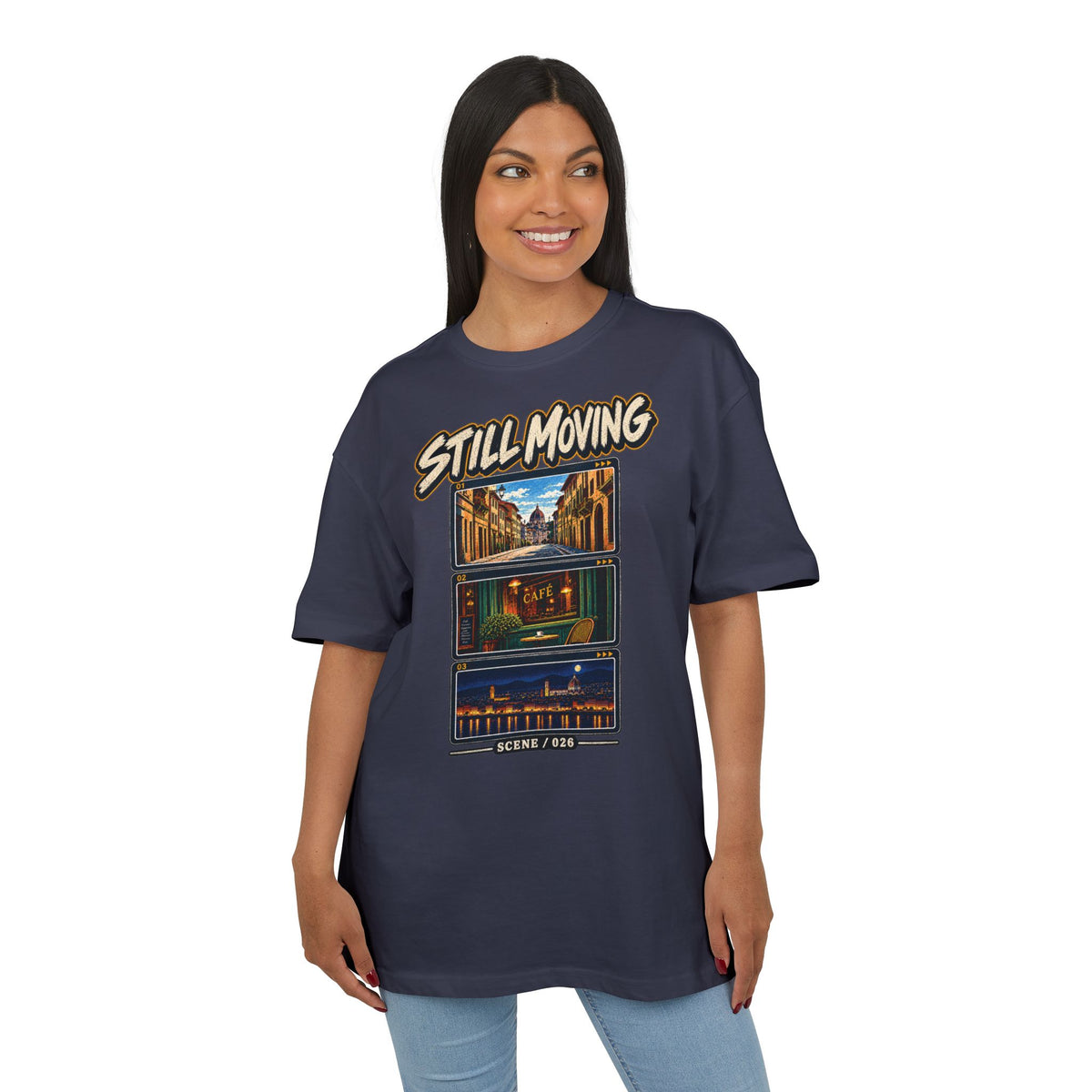 Vintage film frame Oversized tee