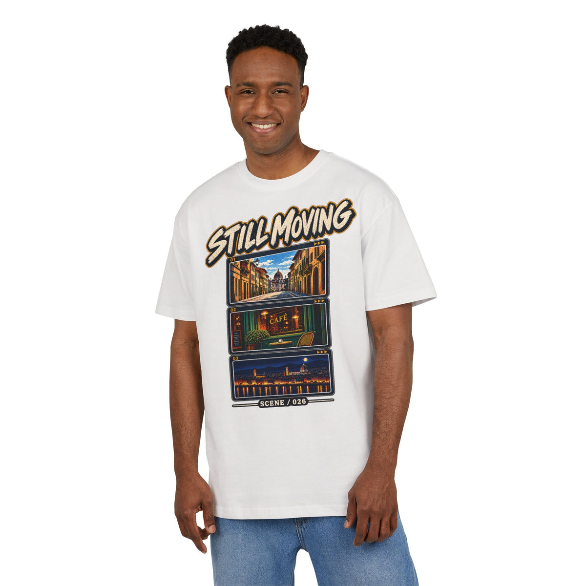 Vintage film frame Oversized tee