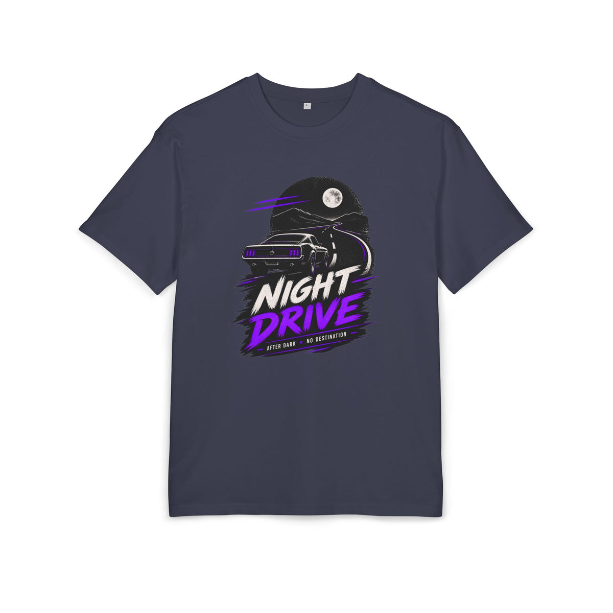 Night Drive Graphic Oversized Tee