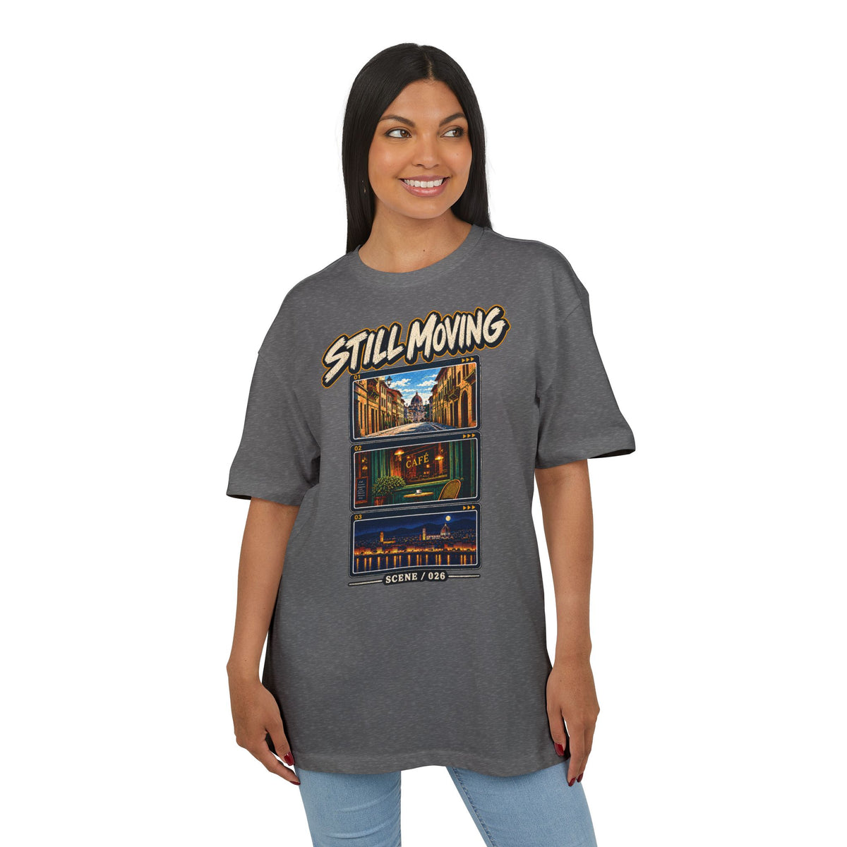 Vintage film frame Oversized tee