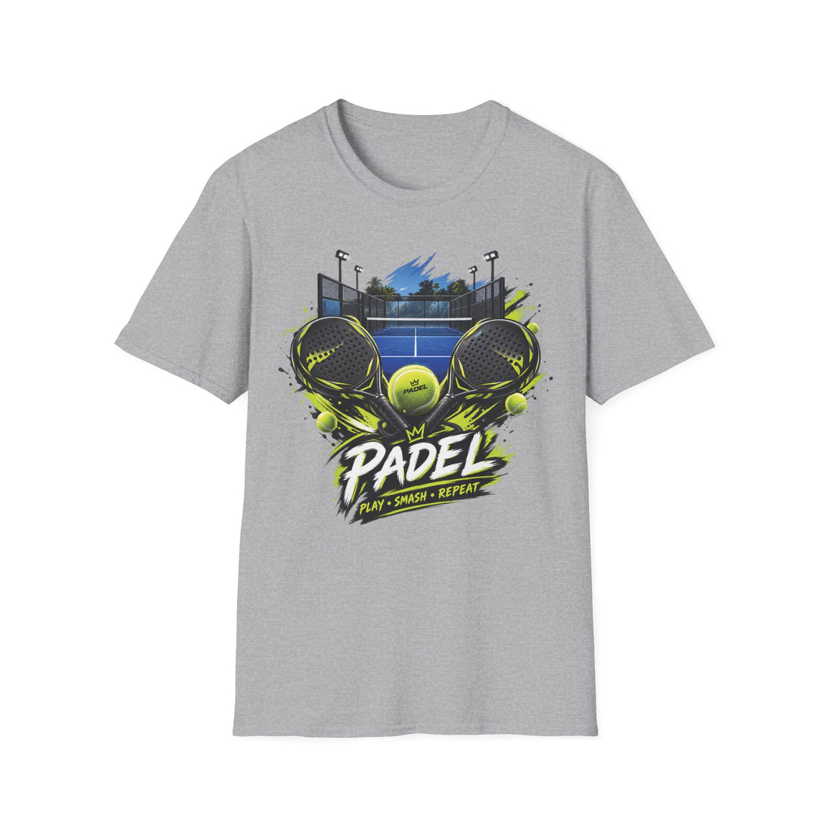 Padel Dual Rackets Graphic Tee