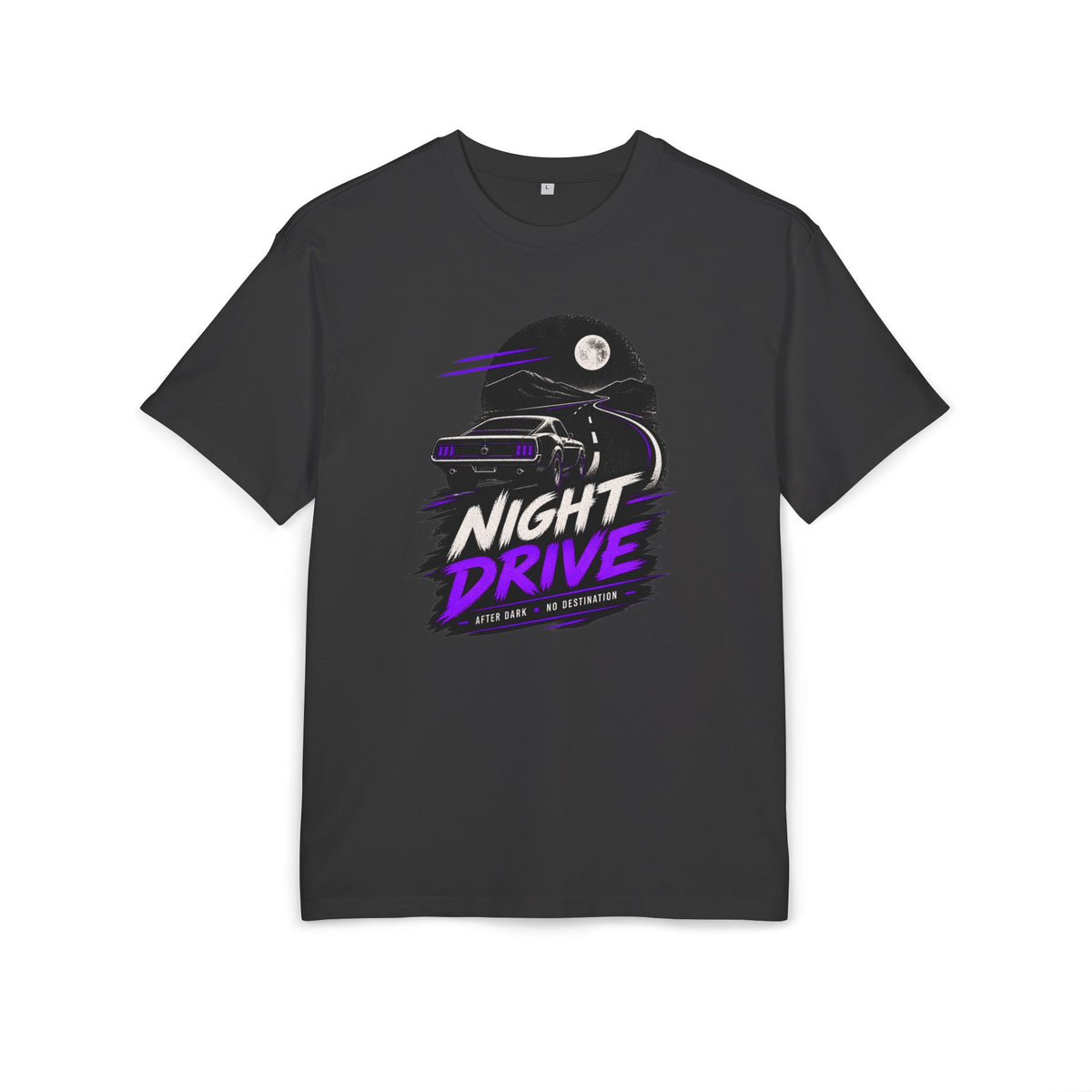 Night Drive Graphic Oversized Tee