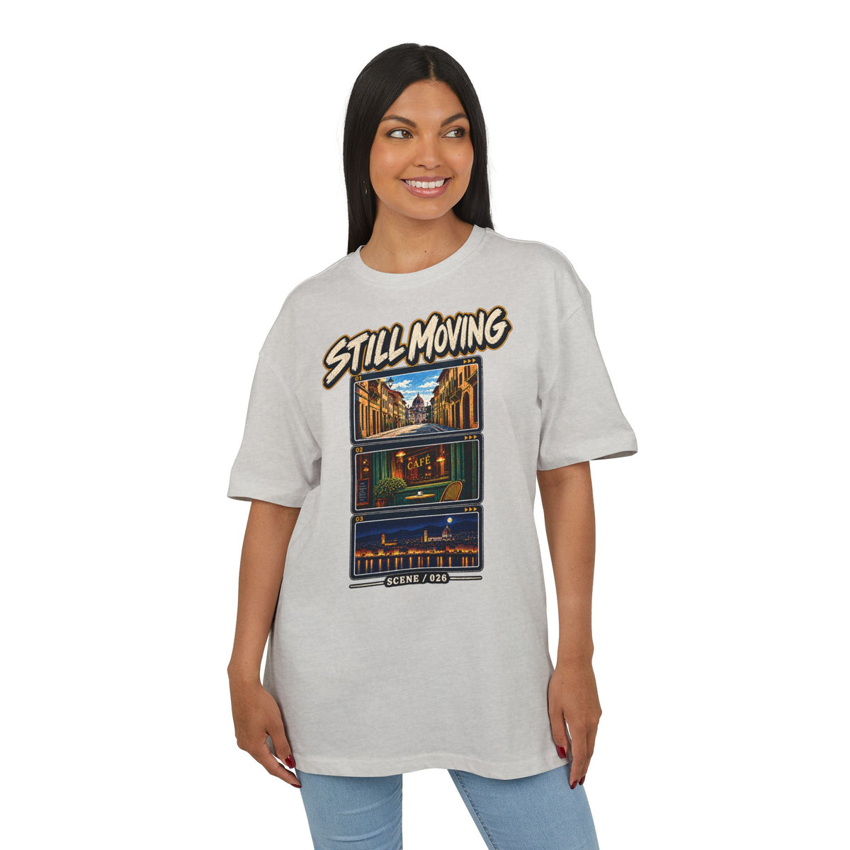 Vintage film frame Oversized tee