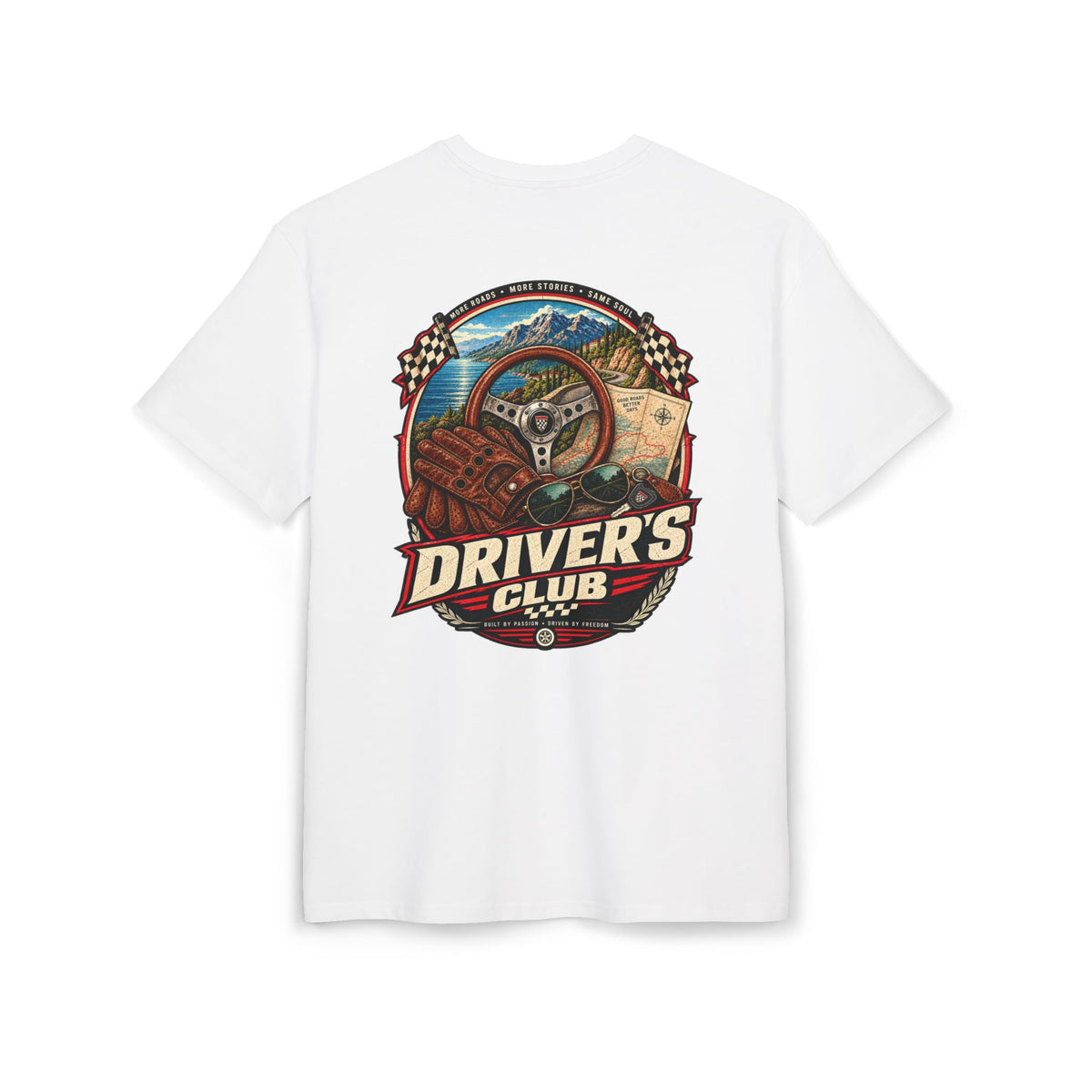 Driver's Club Graphic Oversized Tee