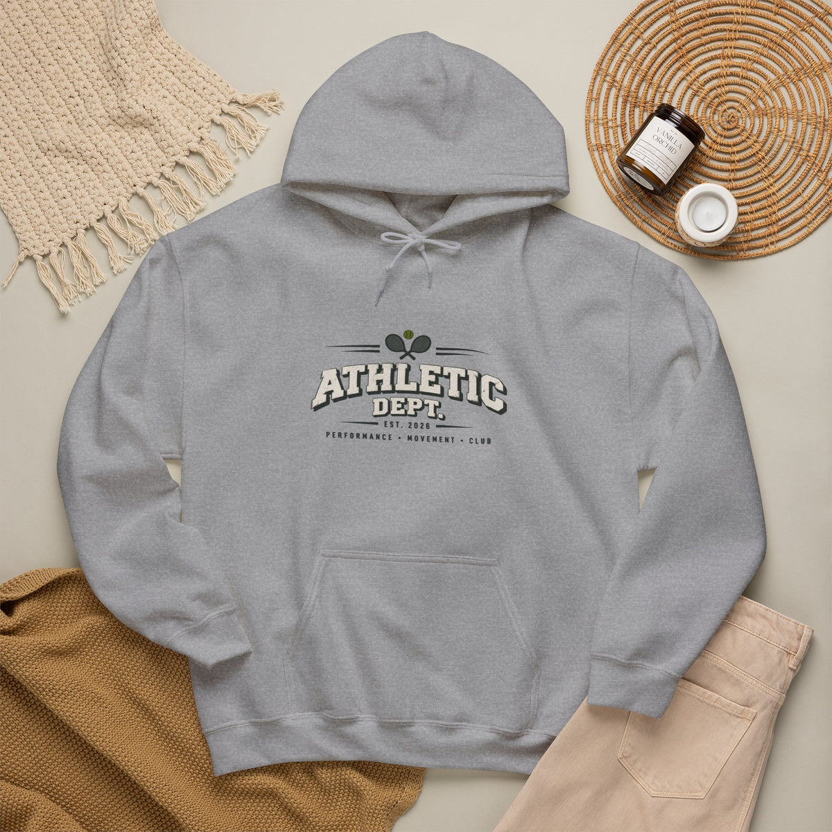 Sudadera con capucha gráfica Athletic Dept