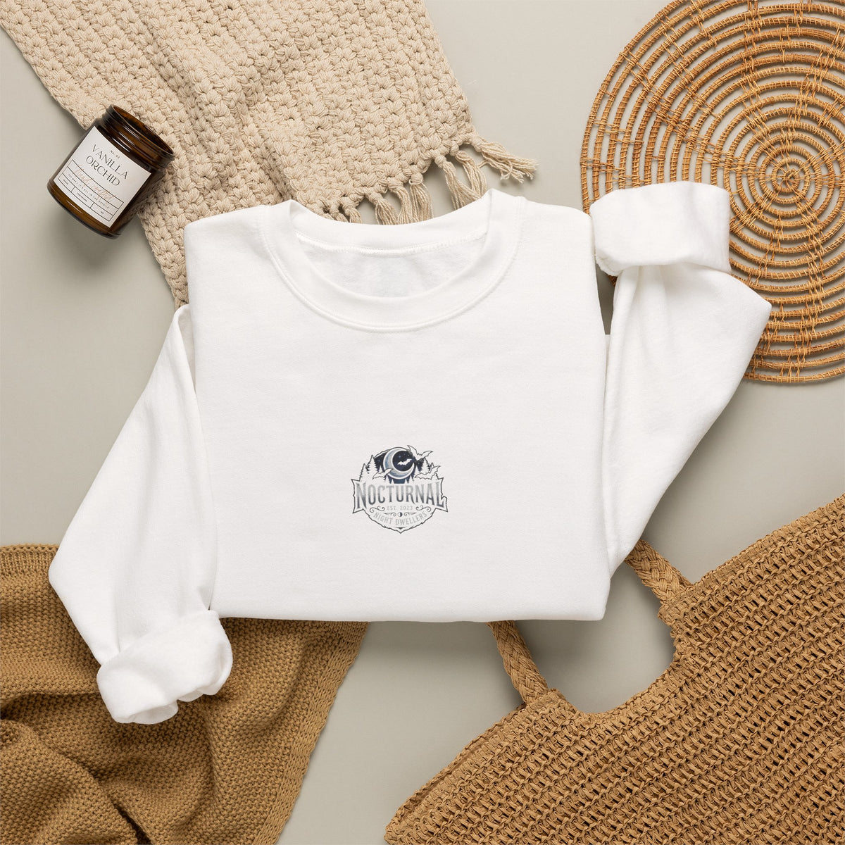 Moonlit City Skyline Sweatshirt