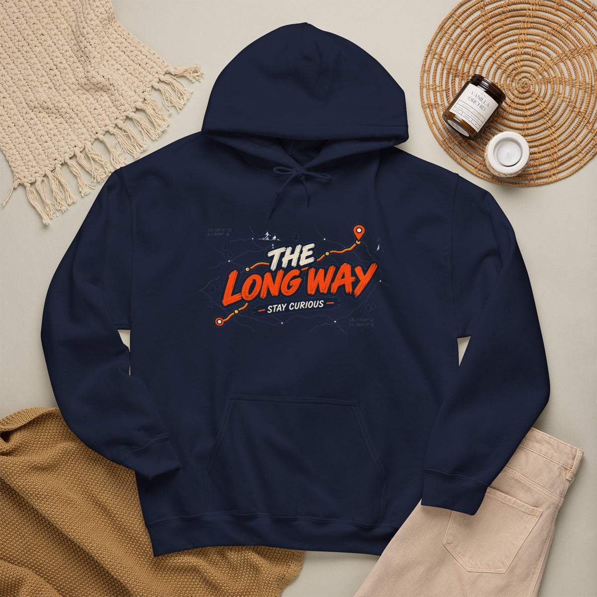 The Long Way graphic Hoodie