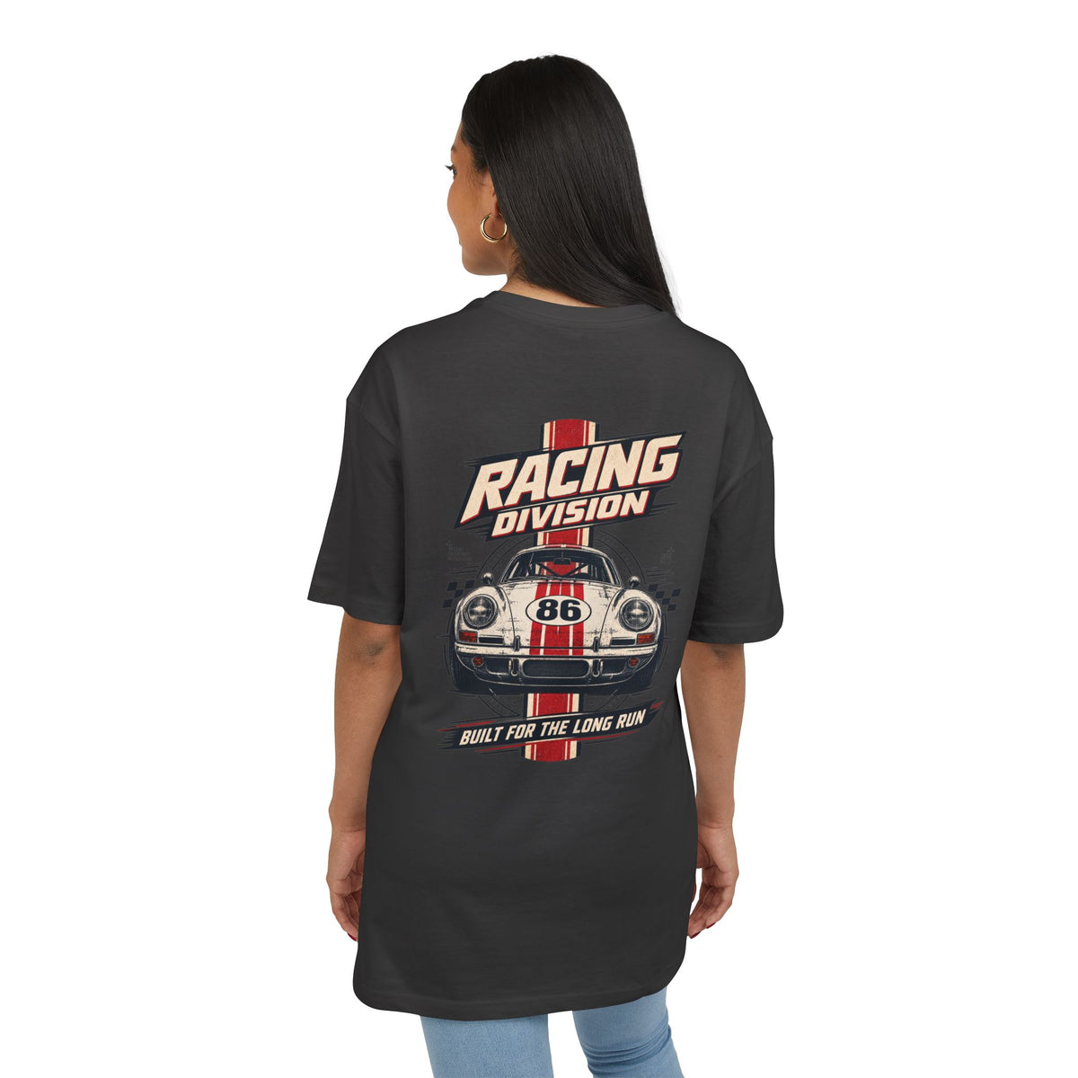 Racing Division Vintage Car Oversized Tee