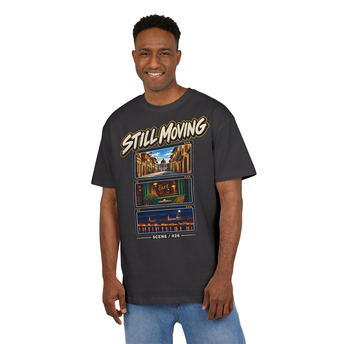 Vintage film frame Oversized tee