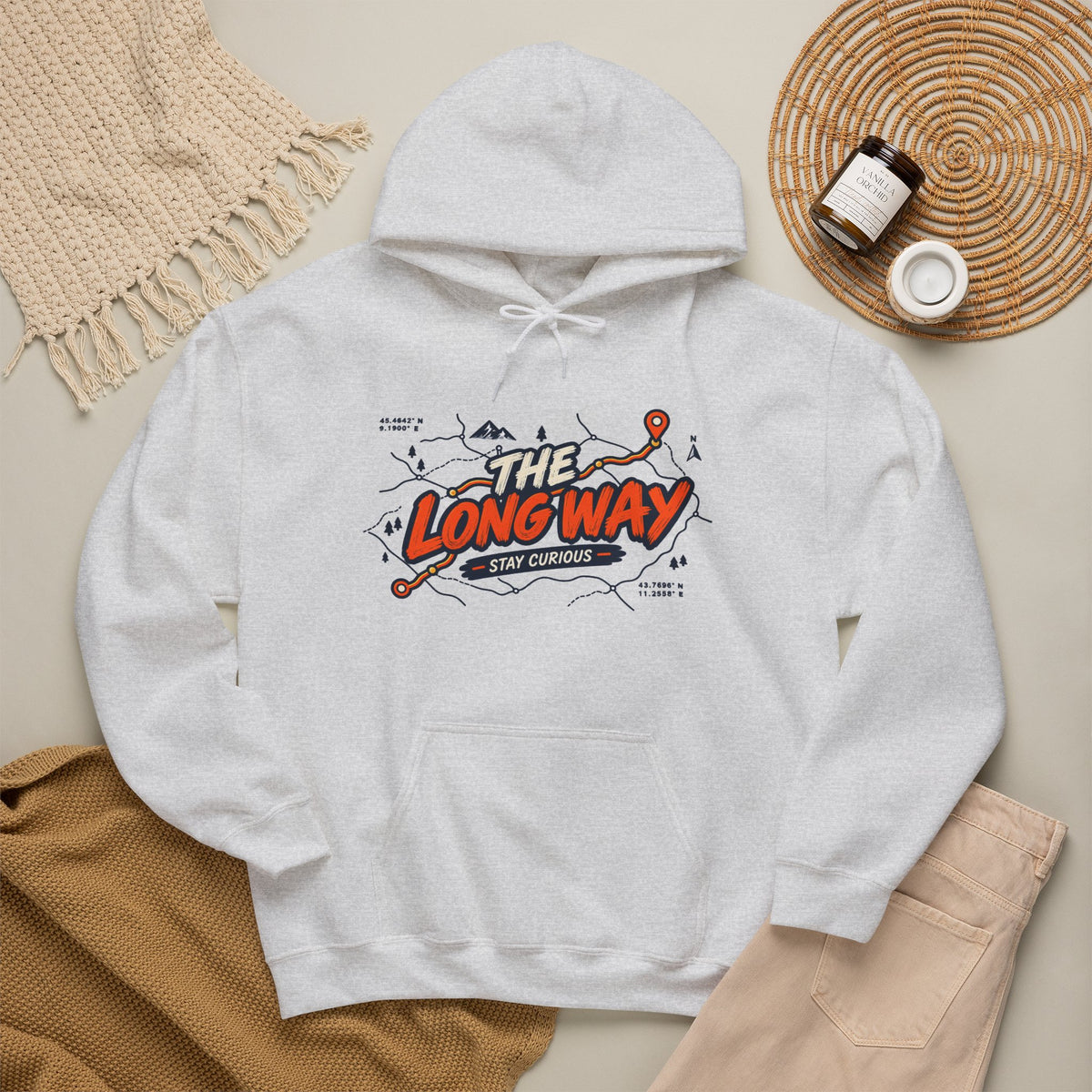 The Long Way graphic Hoodie