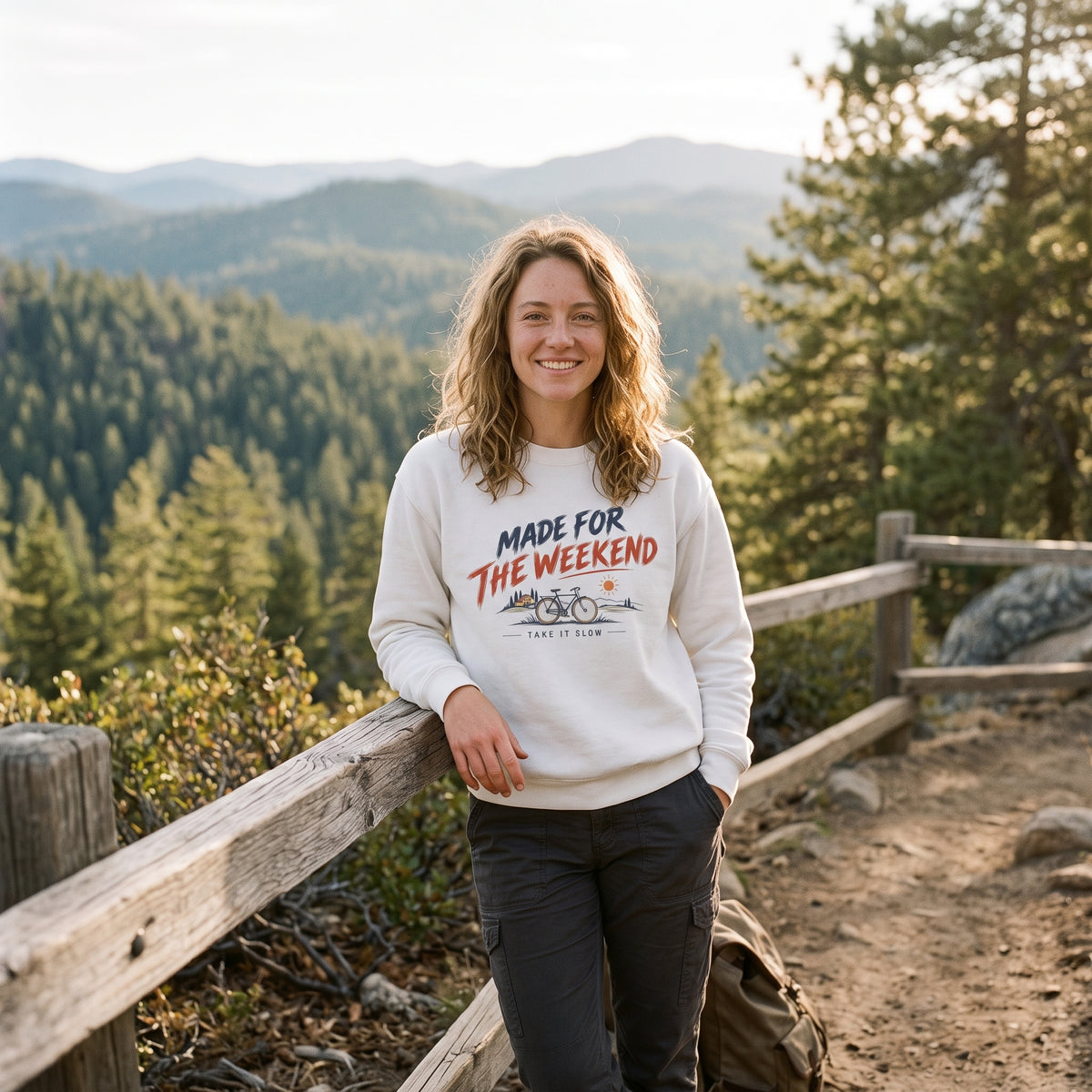 Sweat-shirt pour vélo Made for the Weekend