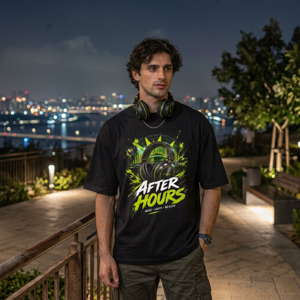 After Hours DJ Oversized Tee