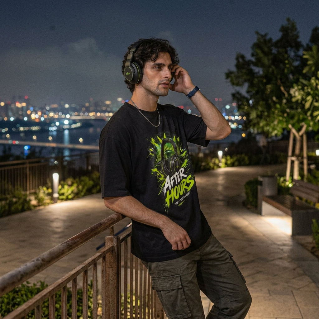 After Hours DJ Oversized Tee