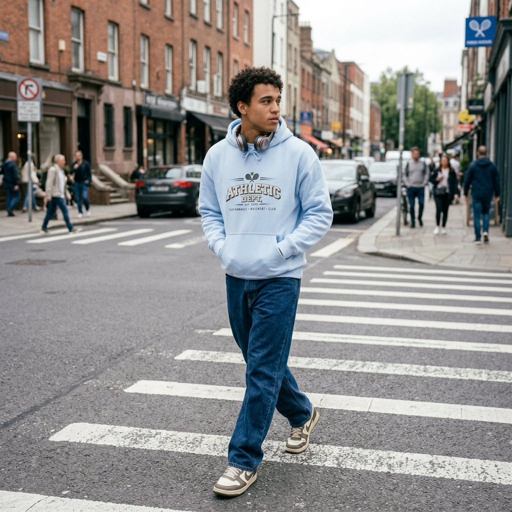 Sudadera con capucha gráfica Athletic Dept