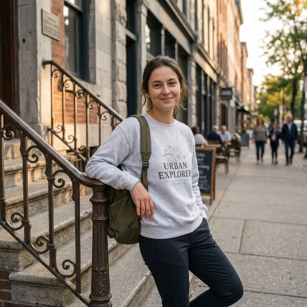 Urban Explorer Map Sweatshirt
