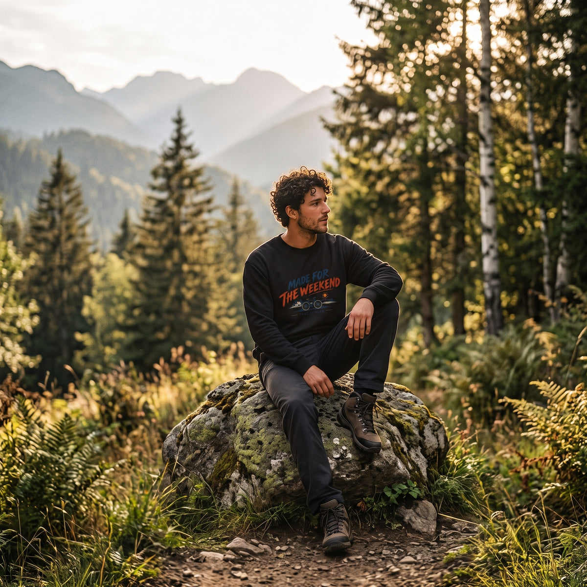 Made for the Weekend bicycle crewneck sweatshirt