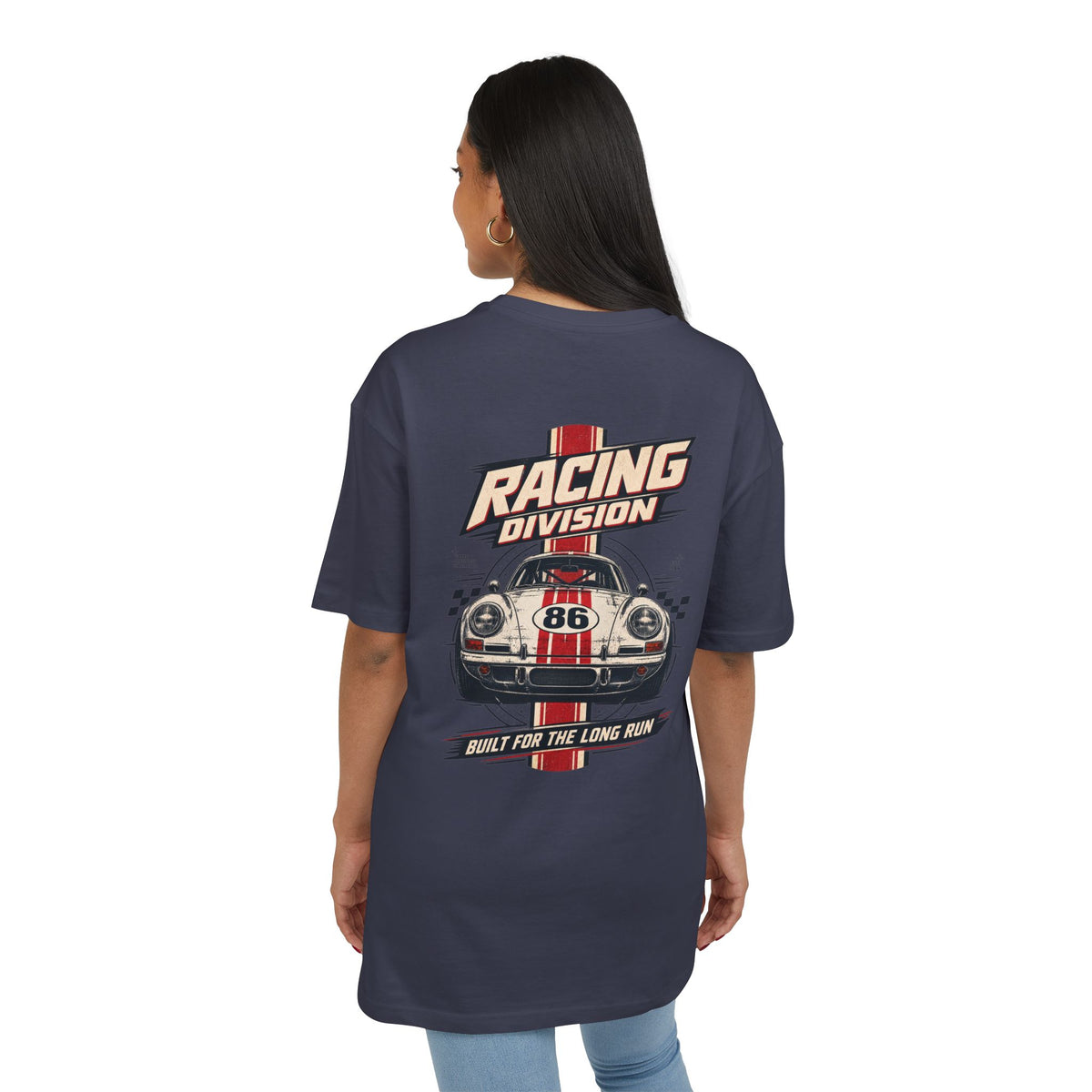 Racing Division Vintage Car Oversized Tee