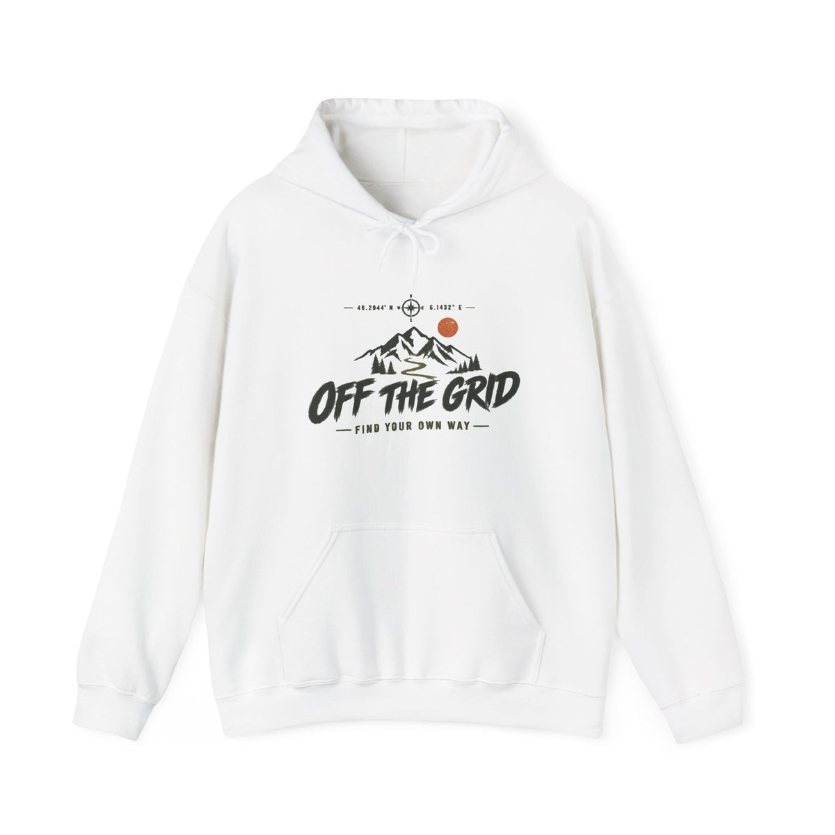 Felpa con cappuccio da montagna Off The Grid