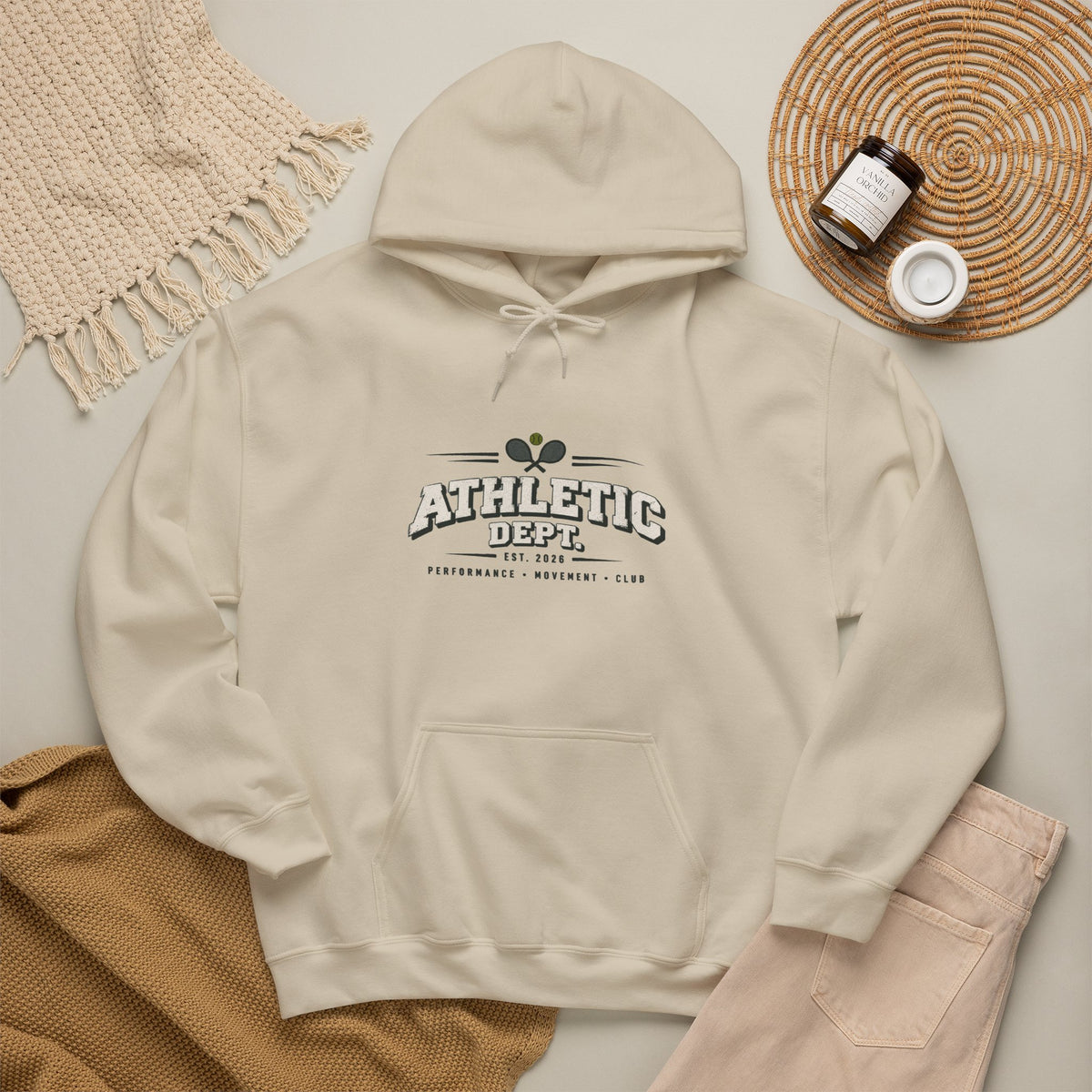 Sudadera con capucha gráfica Athletic Dept