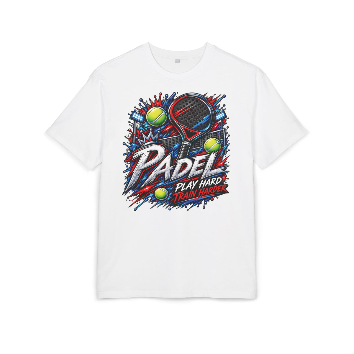 Padel Play Hard Train Hard Oversized Tee
