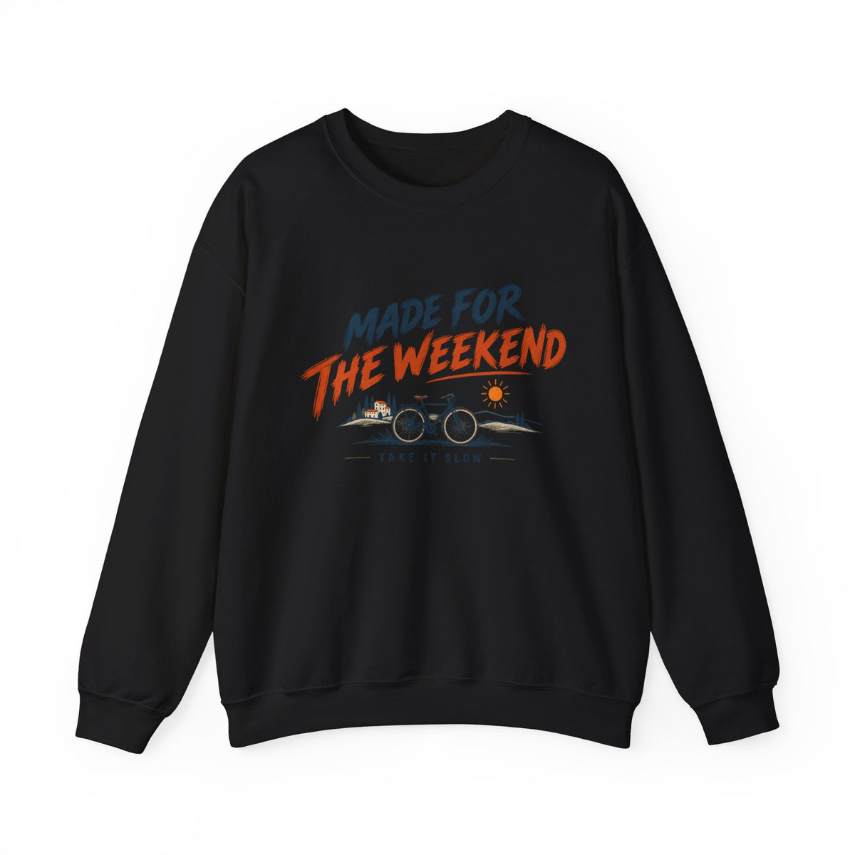 Made for the Weekend bicycle crewneck sweatshirt