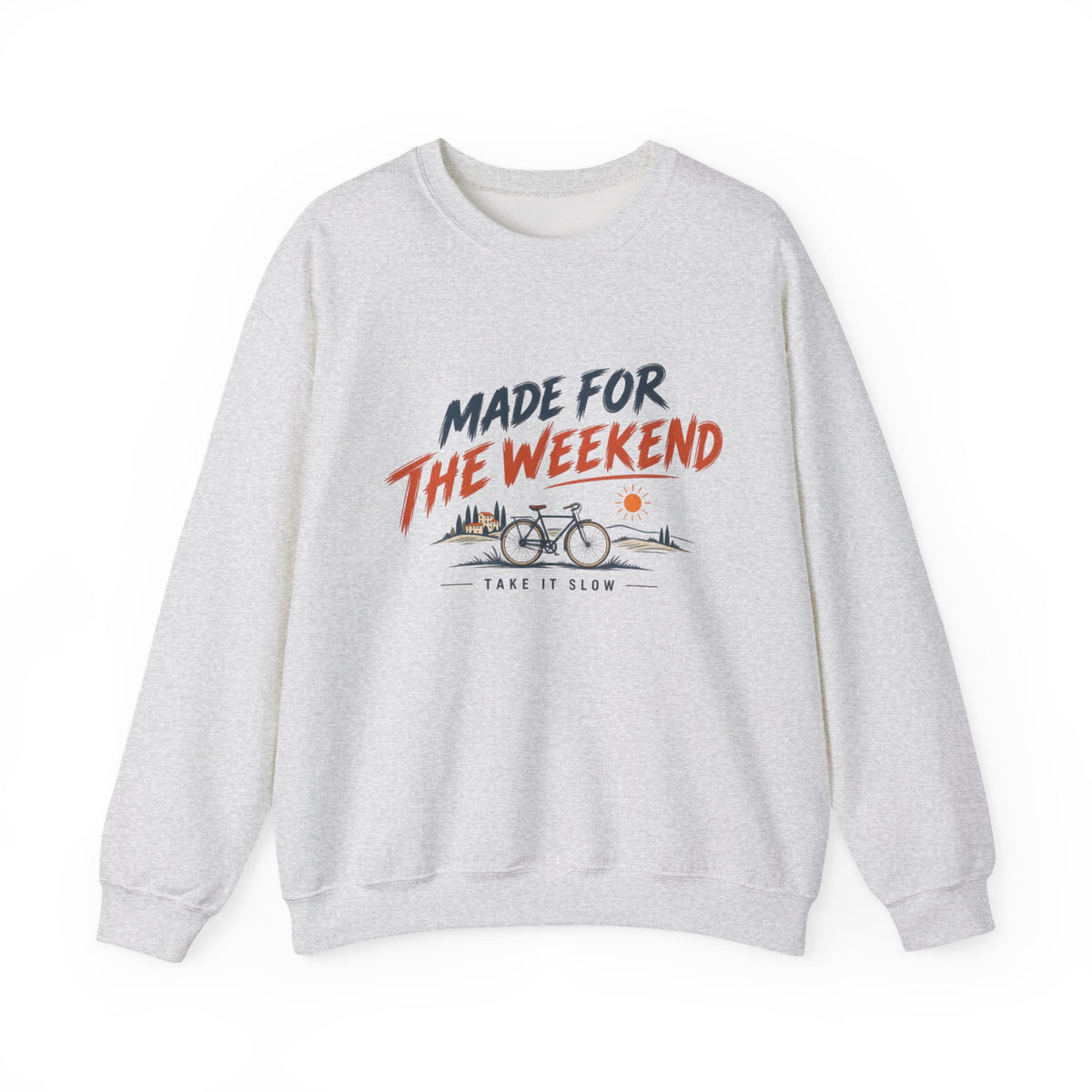 Made for the Weekend bicycle crewneck sweatshirt