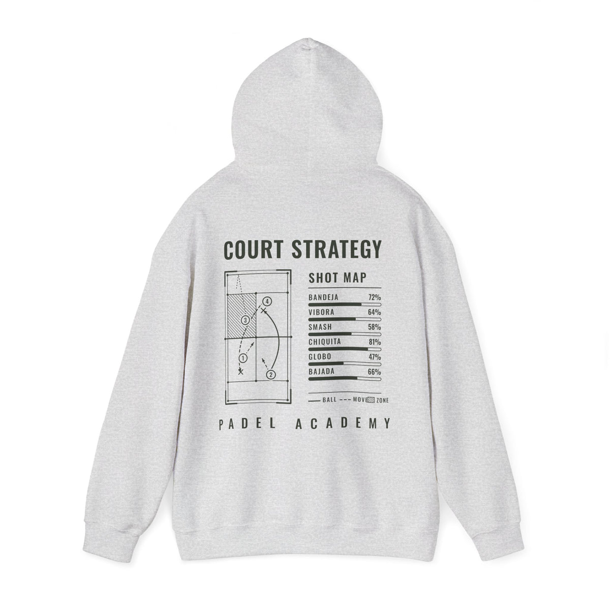 Felpa con cappuccio Padel Soul Court Strategy