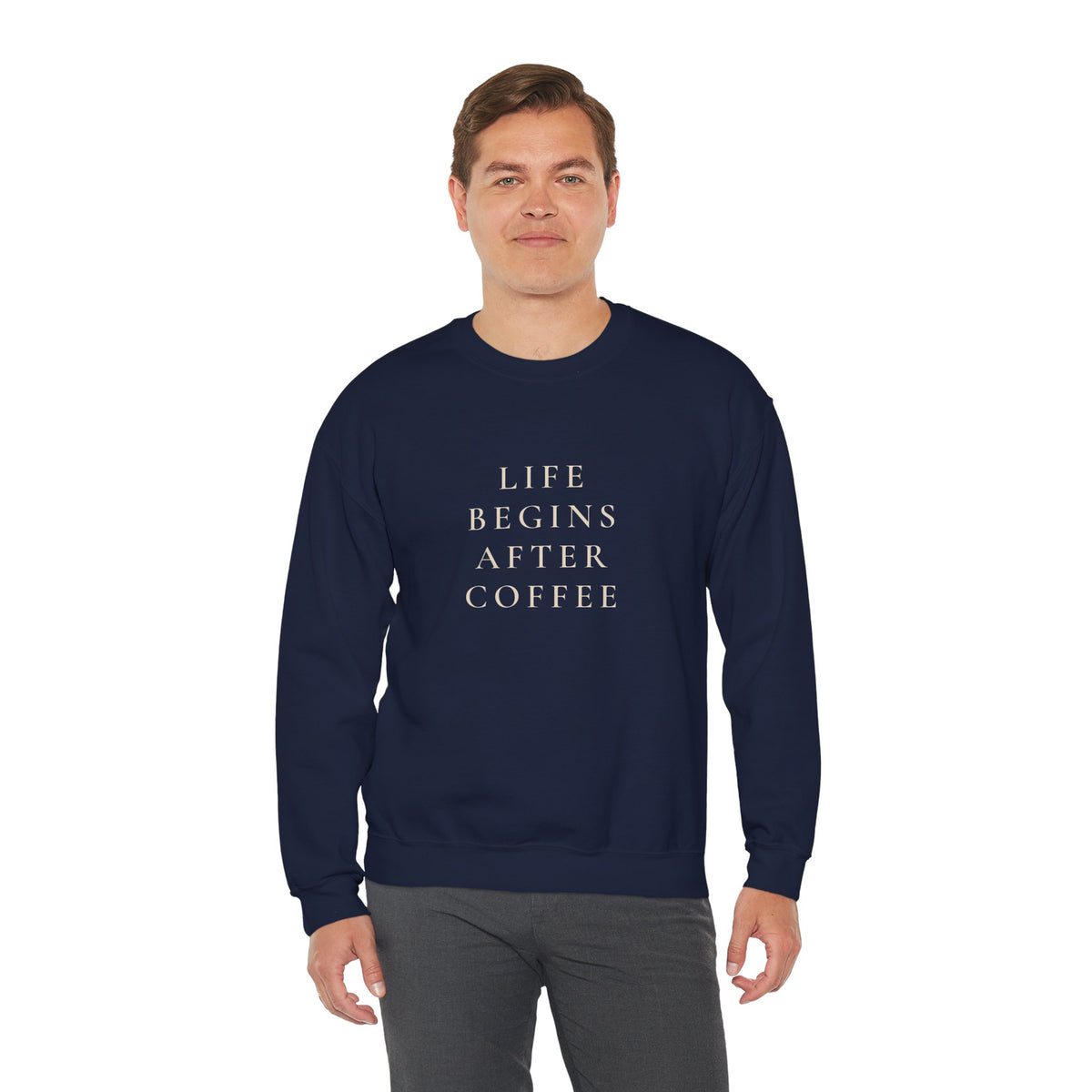 Life Begins After Coffee sweatshirt