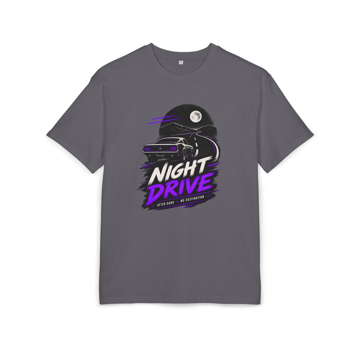 Night Drive Graphic Oversized Tee
