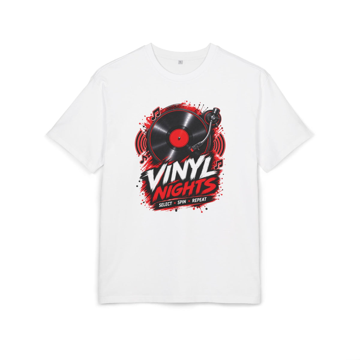 Retro DJ Music Oversized Tee