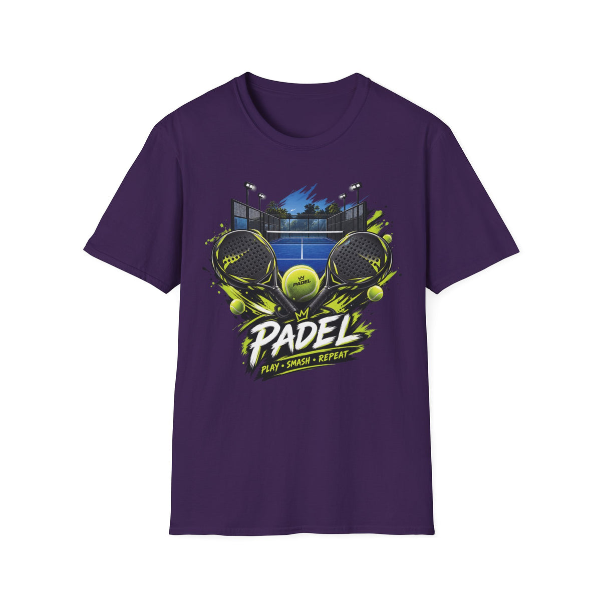 Padel Dual Rackets Graphic Tee