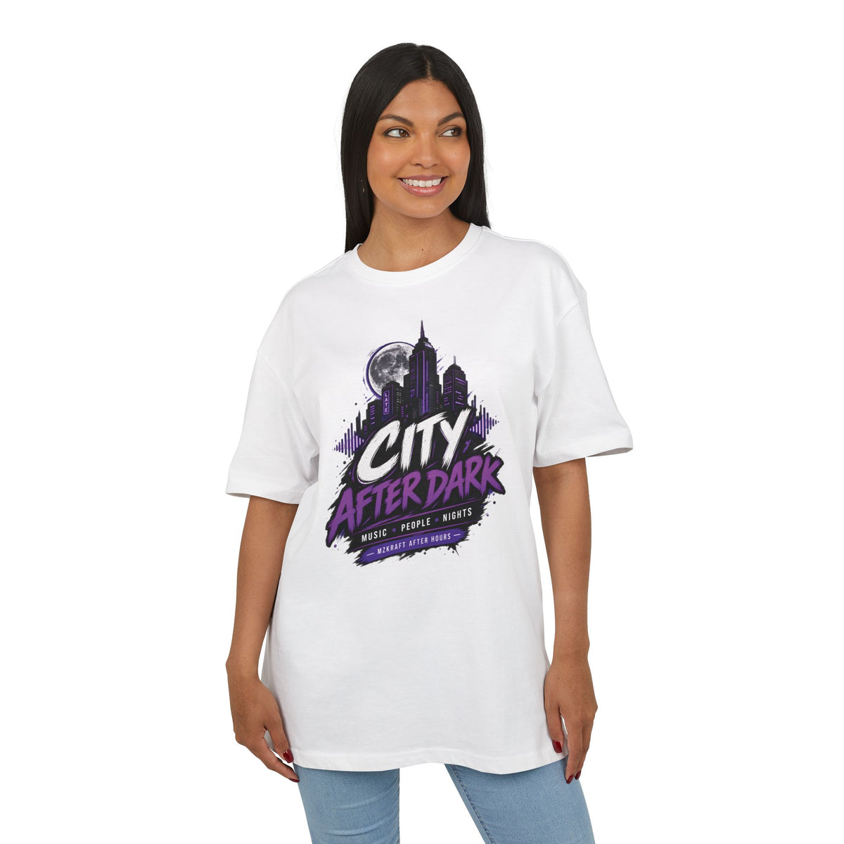 City After Dark Oversize-T-Shirt