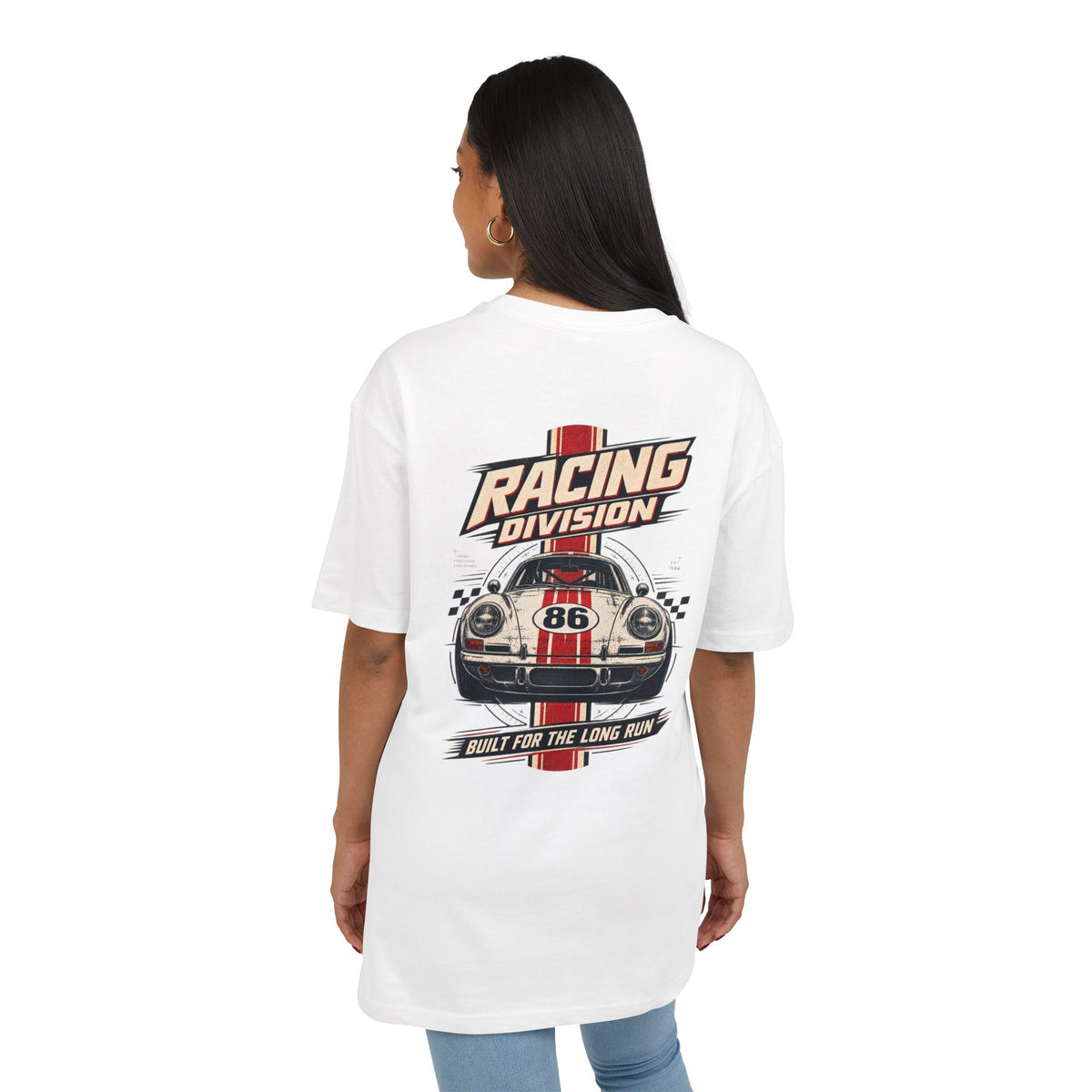 Racing Division Vintage Car Oversized Tee