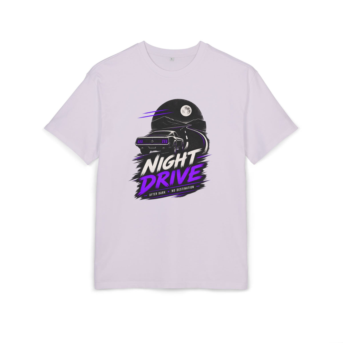 Night Drive Graphic Oversized Tee