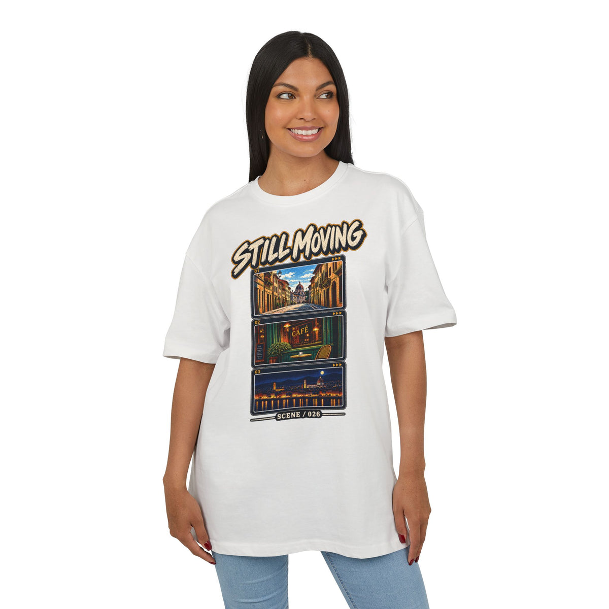 Vintage film frame Oversized tee