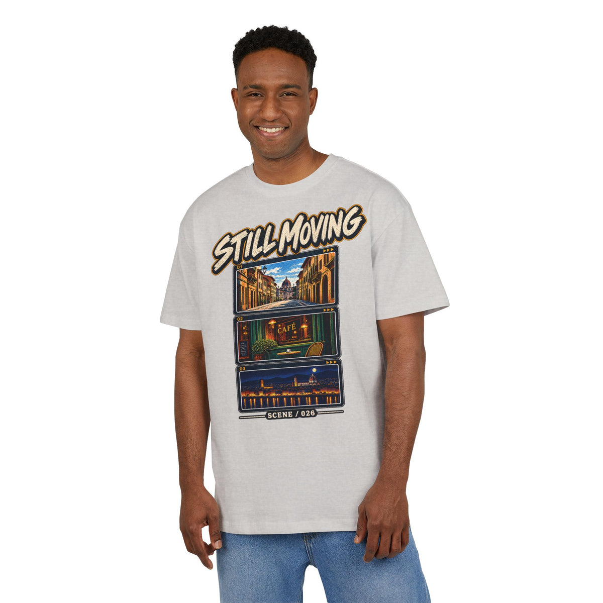 Vintage film frame Oversized tee