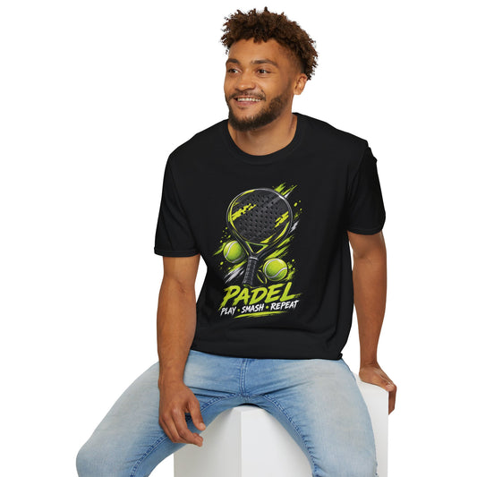 Padel Racket and Balls Graphic T-Shirt