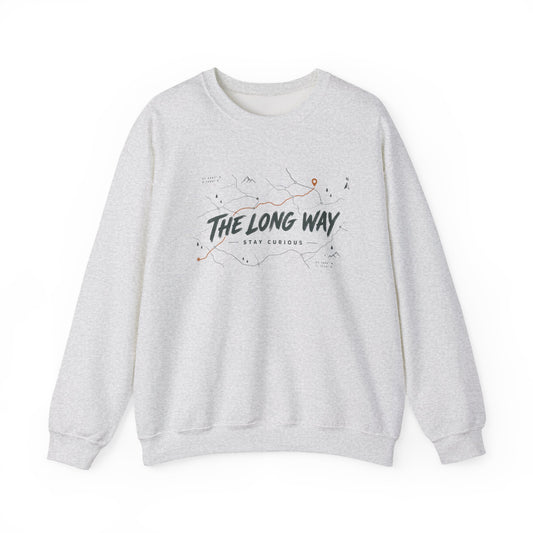 The Long Way map graphic Sweatshirt