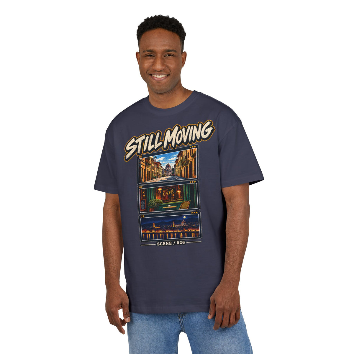 Vintage film frame Oversized tee