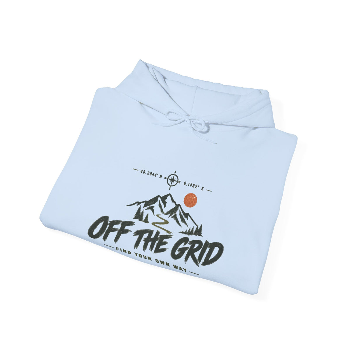 Felpa con cappuccio da montagna Off The Grid