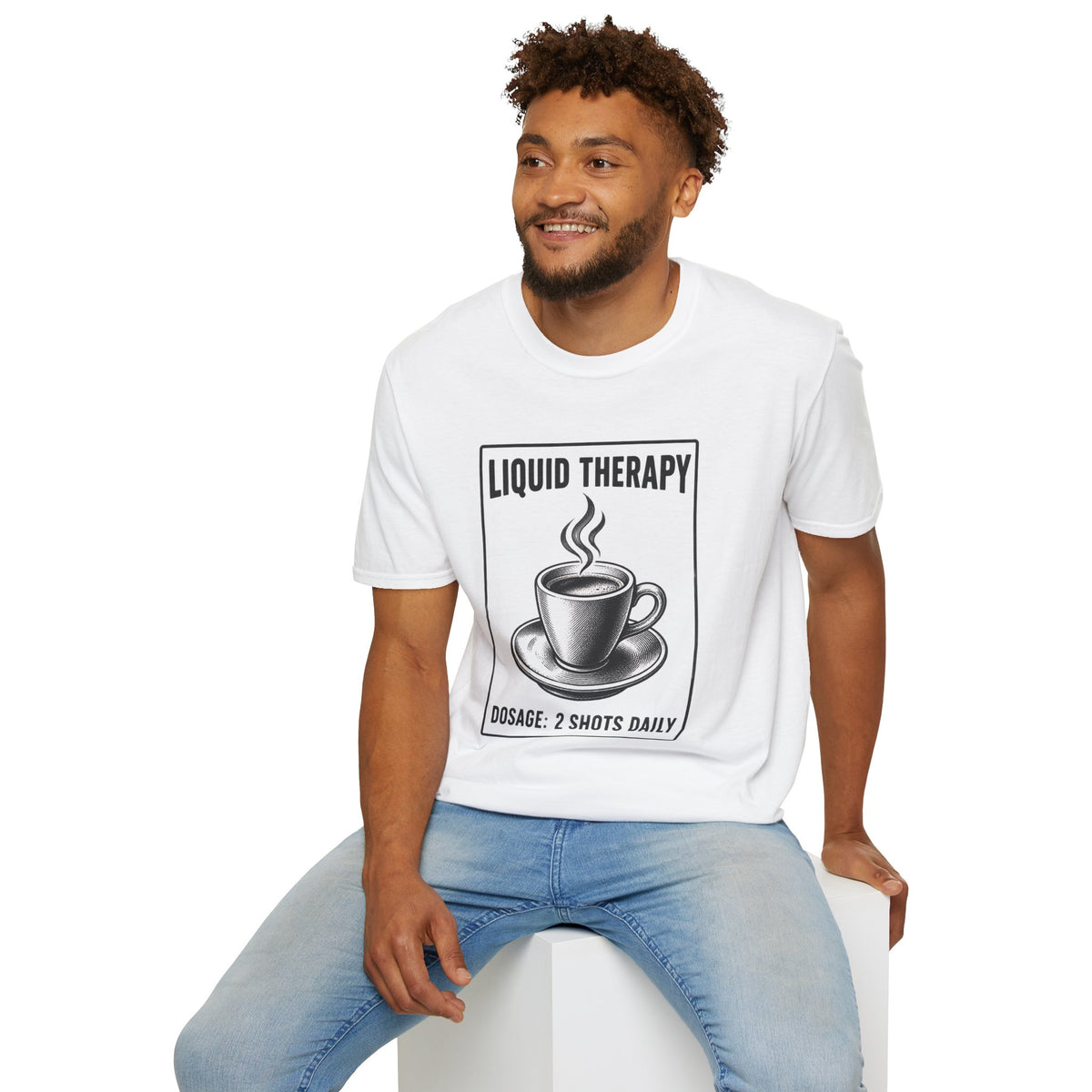 Liquid Therapy coffee cup T-Shirt