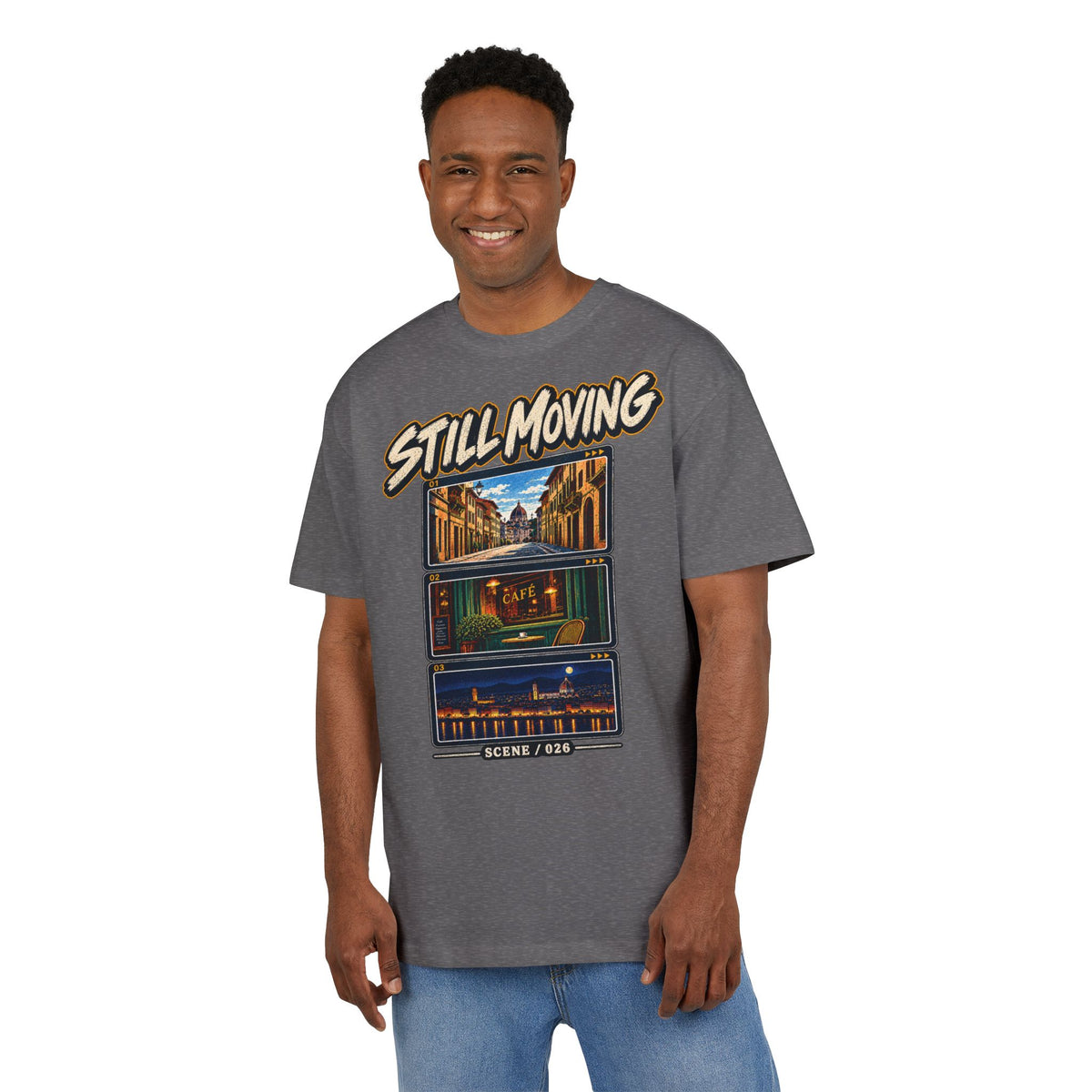 Vintage film frame Oversized tee