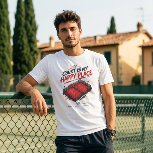 Court Is My Happy Place Tee