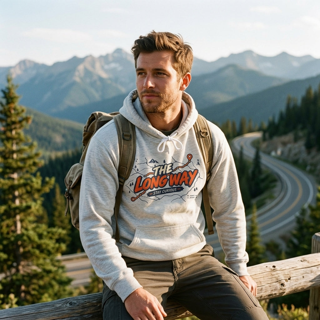 The Long Way graphic Hoodie