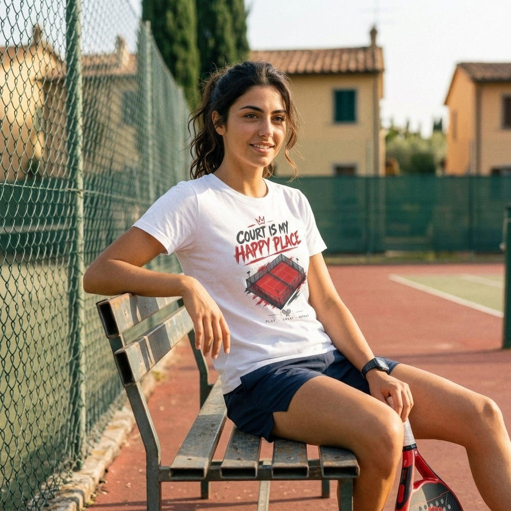 Camiseta «La cancha es mi lugar feliz»