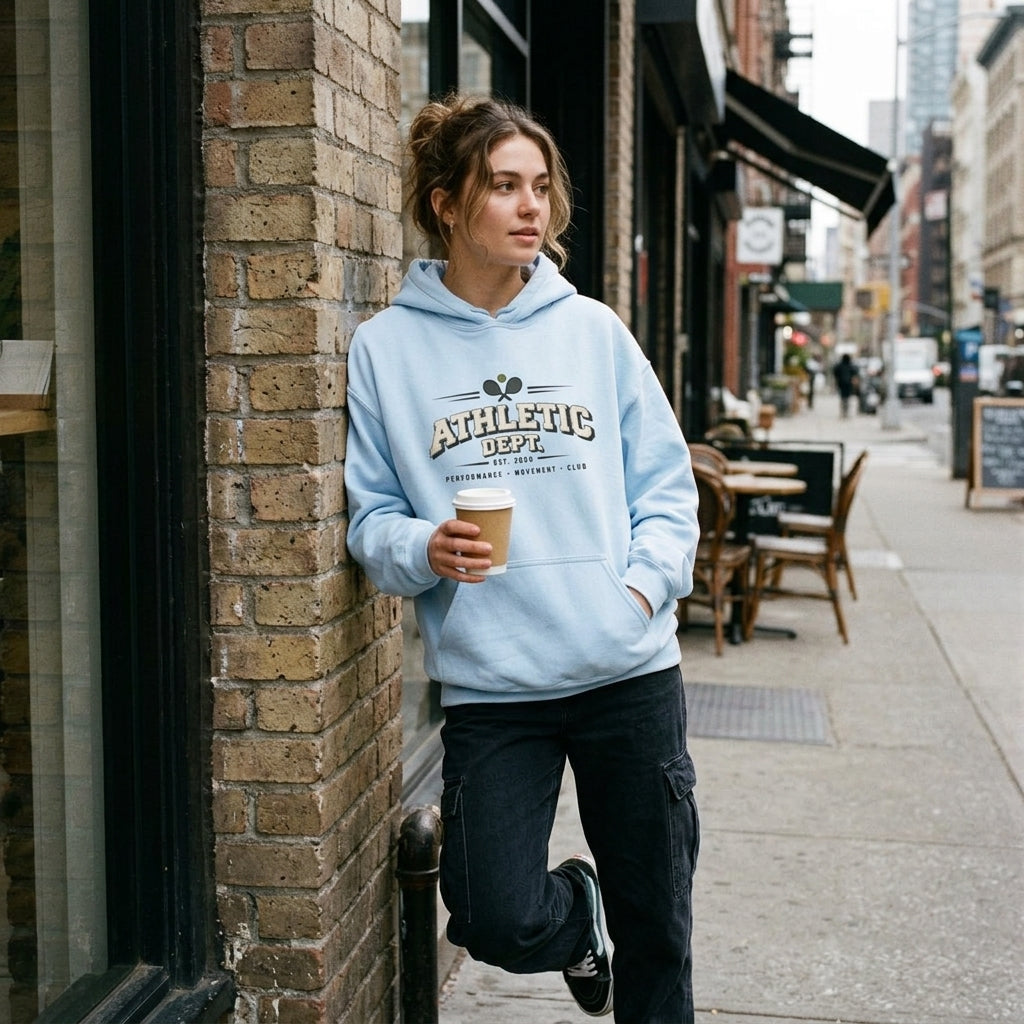 Grafik-Hoodie „Athletic Dept.“